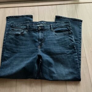 Old Navy Men's Dark Blue Straight Jeans